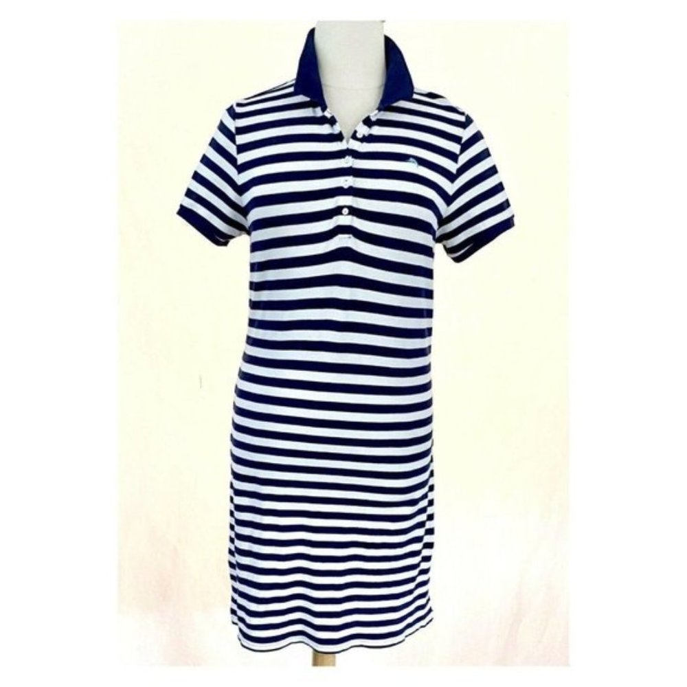 Tommy Bahama Cotton Striped Polo Dress